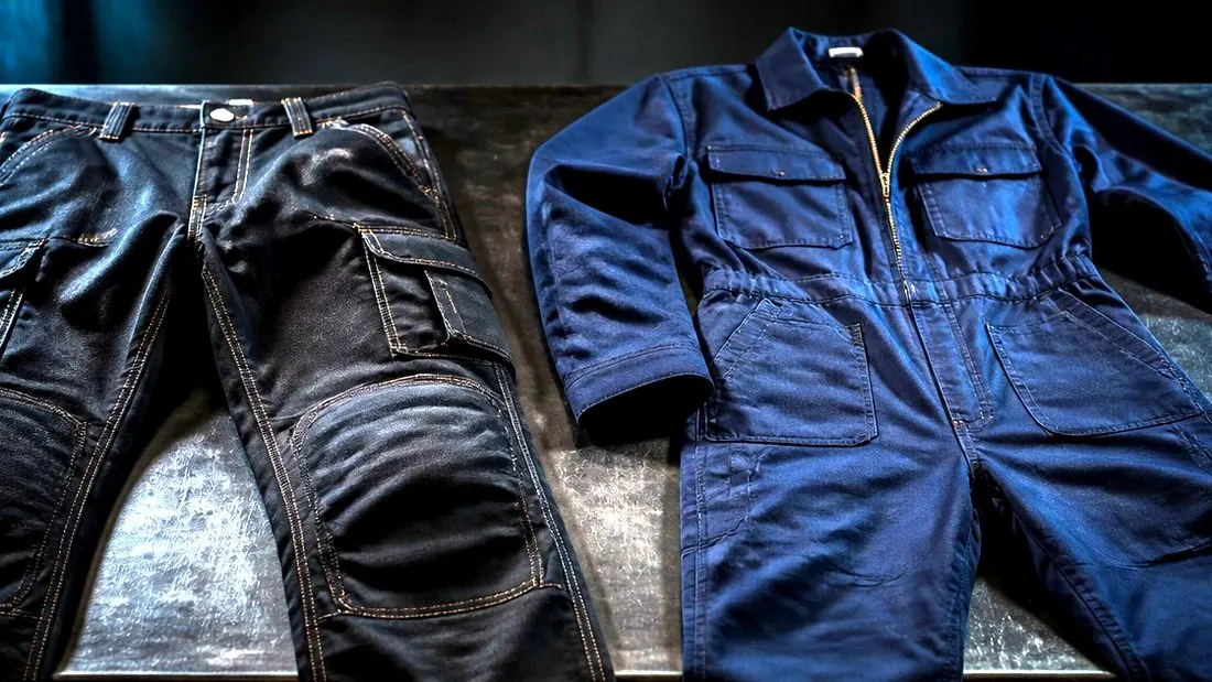 Work Trousers and Coveralls Reinforced Where They Actually Tear